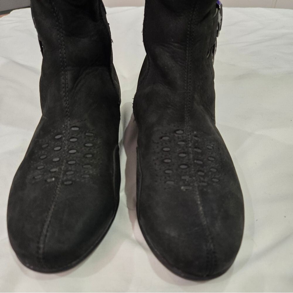 Icon Sacred Black Leather Motorcycle Riding Boot Size Womens 5 - Picture 6 of 8